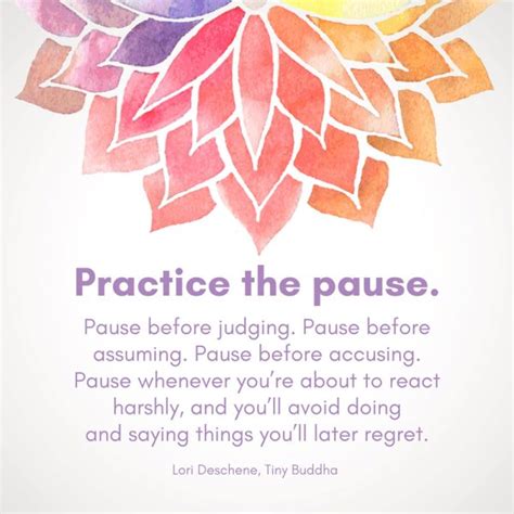 “Practice the Pause” Poster - Tiny Buddha