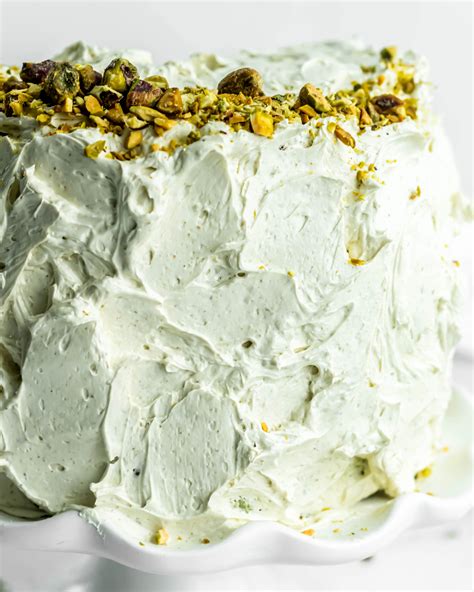 Pistachio Cake with Italian Meringue Buttercream (with Video)