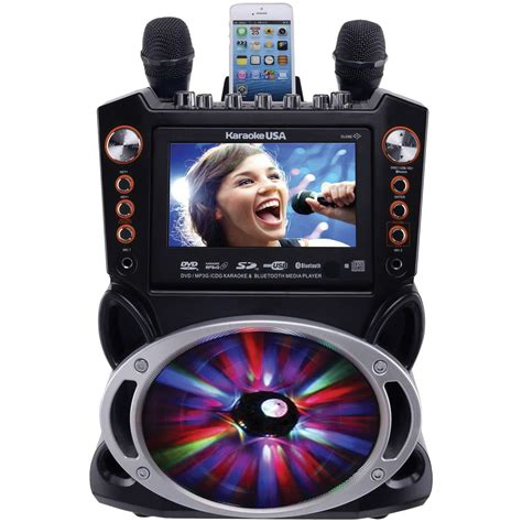 Karaoke USA DVD/CDG/MP3G Karaoke Machine with 7" TFT Color Screen ...