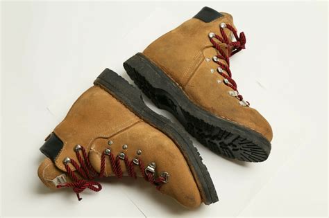 Raichle Vintage Leather Mountaineering Hiking Boots Women 5.5 M ...