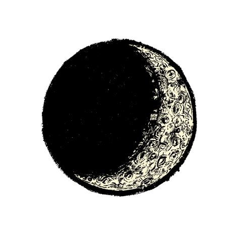 Waxing Crescent Moon Print | Moon print, Crescent moon tattoo, Moon tattoo