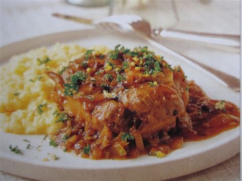 Osso Bucco with Risotto Milanese - Rossotti Ranch