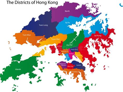 Map Of Hong Kong Districts