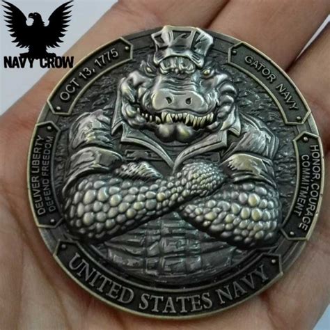 US Navy Gator Amphibious Coin | USN Challenge Coins