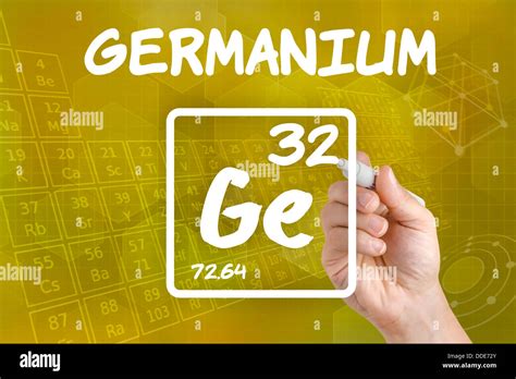 Symbol for the chemical element germanium Stock Photo - Alamy