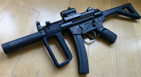 Tokyo Marui MP5K PDW outdoors configuration : airsoft