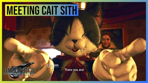 FF7 Rebirth: Meeting Cait Sith | All Scenes Until He Joins the Party ...