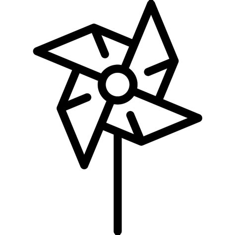 Pinwheel Vector SVG Icon - SVG Repo