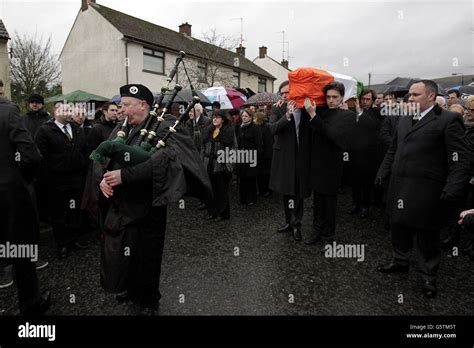 Dolours Price funeral Stock Photo - Alamy