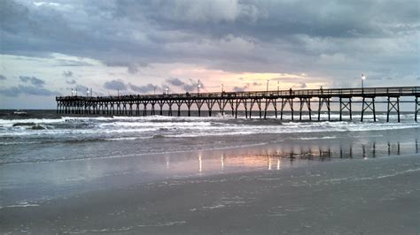 Pier on Sunset Beach, North Carolina [3264x1836] (OC) | Sunset beach north carolina, Beach ...