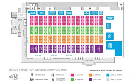 Exposition Center Shopping Map - Wisconsin State Fair