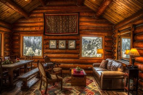 Free photo Interior Rustic Furniture Inside Log Cabin Indoors - Max Pixel