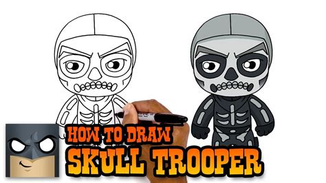 How to Draw Skull Trooper | Fortnite - YouTube