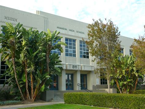 Orange County Structure: Art Deco Architecture at Anaheim High School