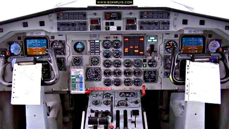 COCKPIT VIEW - Saab 340 - Preflight Cockpit Checks at Heraklion, Greece ...