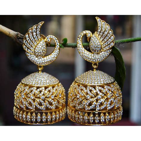 latest jhumka earrings designs in 2017 - Sari Info