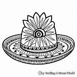 Sombrero Coloring Pages  Free & Printable sketch template