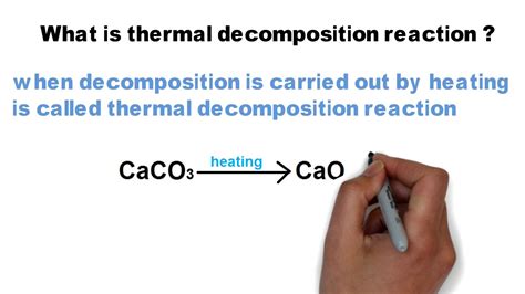 Decomposition Reaction Example Equation