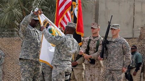 U.S. Flag Comes Down, And Iraq War Is Officially Over : NPR