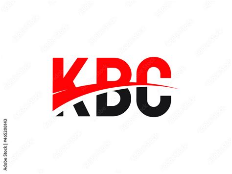 KBC Letter Initial Logo Design Vector Illustration Stock Vector | Adobe ...