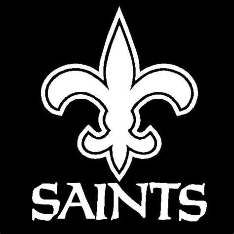 6" New Orleans Saints Fleur de Lis Vinyl Decal Window Sticker for Who Dat Fans S2