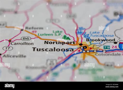 Northport on a map hi-res stock photography and images - Alamy