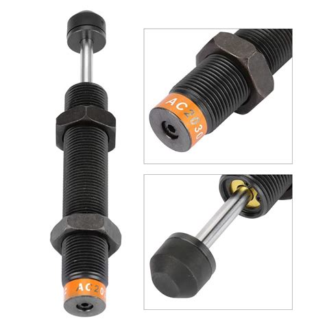 Akozon Reflex Monotube Shock Absorber M20 x 30mm Stroke Oil Pressure ...