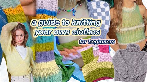 how to ACTUALLY start knitting your own clothes | step by step guide for beginners - YouTube