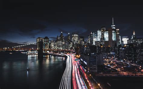 Manhattan New York City Night Cityscape 4K 8K Wallpapers | HD Wallpapers | ID #23702