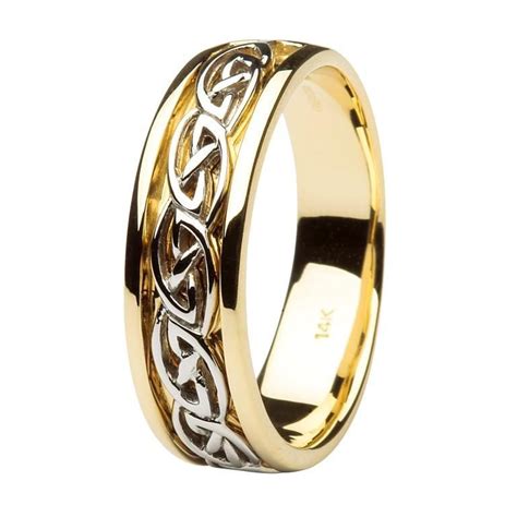 Gents Wedding Ring Celtic Knot Design by Shanore | Irish wedding rings ...