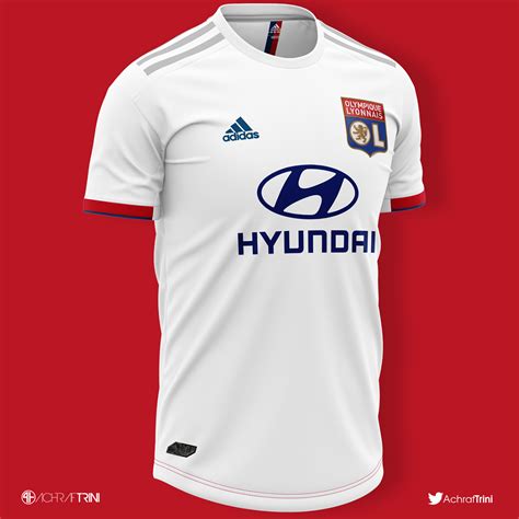 olympique lyonnais | Home kit 19/20 redesign on Behance