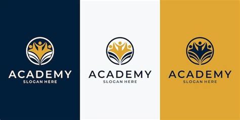 Premium Vector | Academy logo circle concept premium vector | Academy logo, School logo, Trust logo