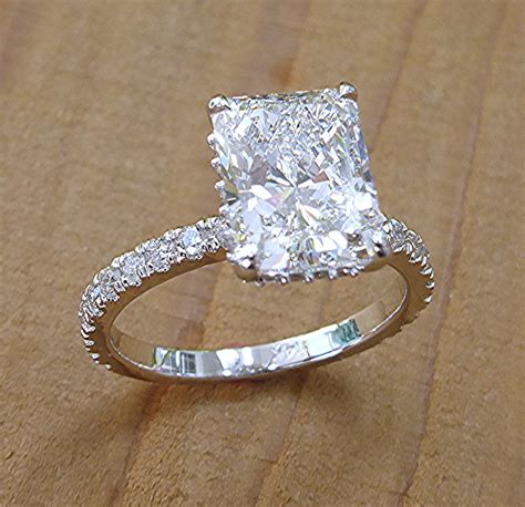 Radiant cut diamond engagement ring | Limpid Jewelry