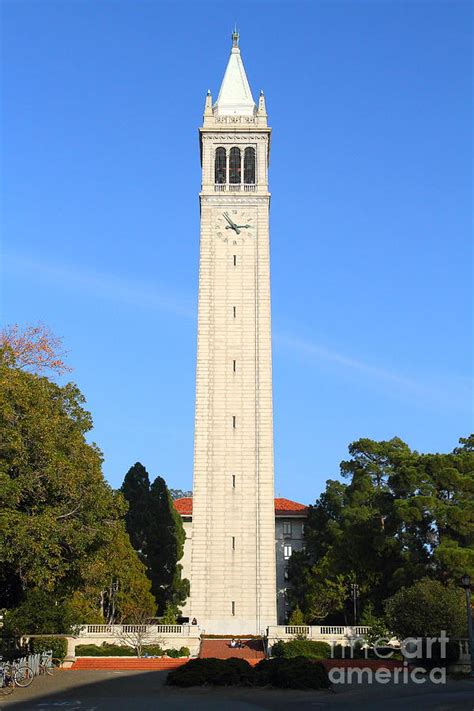 UC Berkeley . Sather Tower . The Campanile . 7D10050 Photograph by Wingsdomain Art and Photography