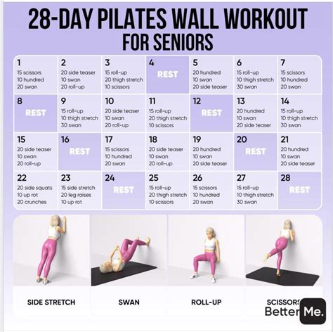 Pin by tala on Move | Wall workout, Pilates workout plan, Pilates for beginners