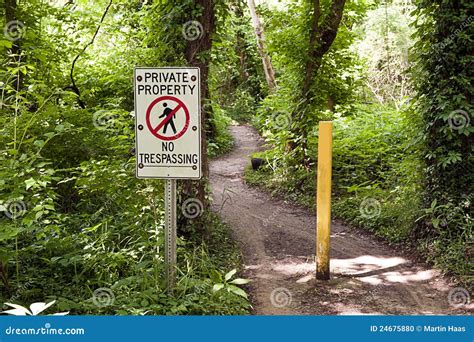 Private Property Sign Stock Photo - Image: 24675880