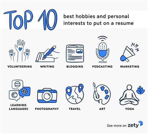 Top 10 Best Hobbies And Personal Interests To Put On A Resume | Hobbies ...