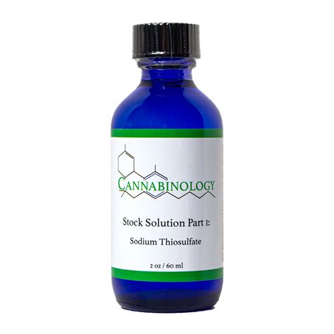 Part 1: Aqueous Sodium Thiosulfate - 60 ml Stock Solution - For Making ...