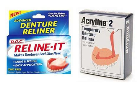 Denture reline: cost and procedure for hard and soft relines