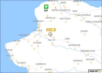 Moca (United States - USA) map - nona.net