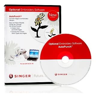 Singer Editing Software for Singer Futura range of sewing machines