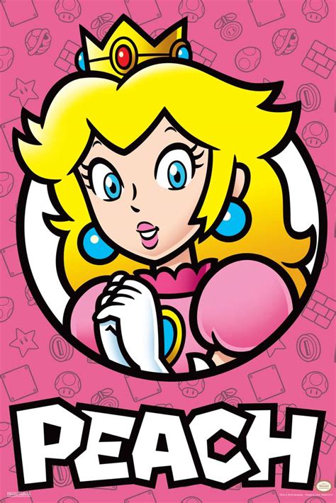 Buy Super Mario Bros Princess Peach Nintendo Cool Wall Decor Art Print ...