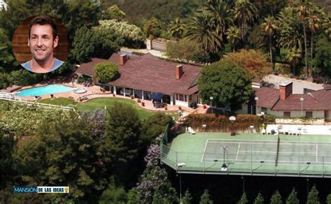 The California villa where Adam Sandler lives with his family