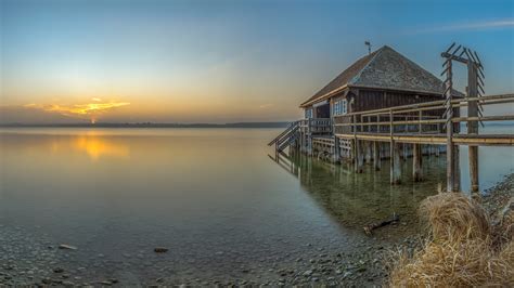 Sunset Ammersee Foto & Bild | landschaft, bach, fluss & see, see, teich & tümpel Bilder auf ...