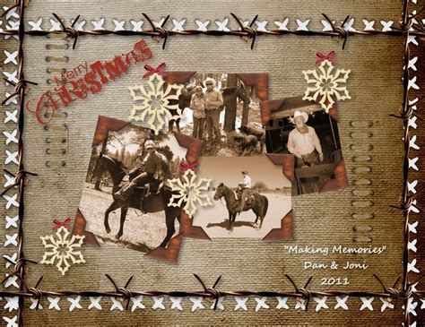 Western Christmas card 2011 | Western christmas cards, Western christmas, Western crafts