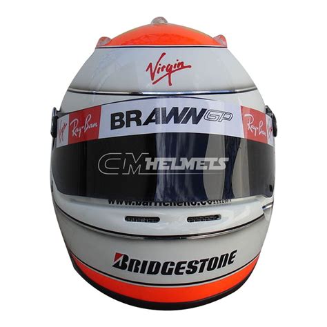 RUBENS BARRICHELLO 2009 MONZA GP F1 REPLICA HELMET FULL SIZE | CM Helmets