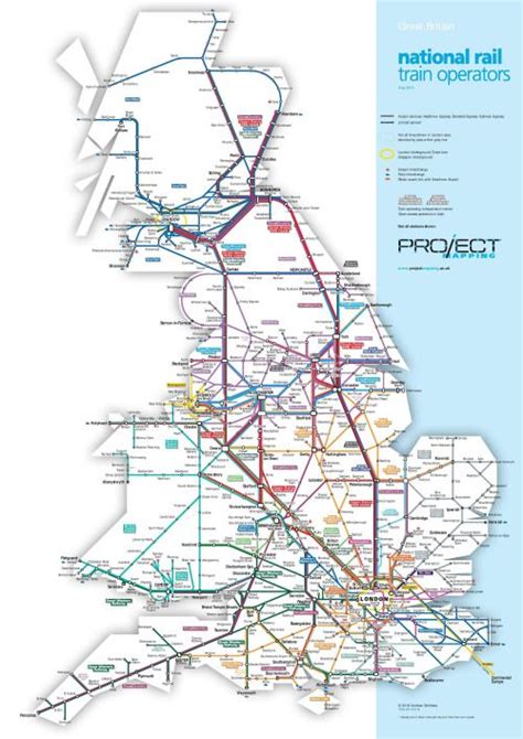 Maps on the Web | Train map, National rail map, National rail