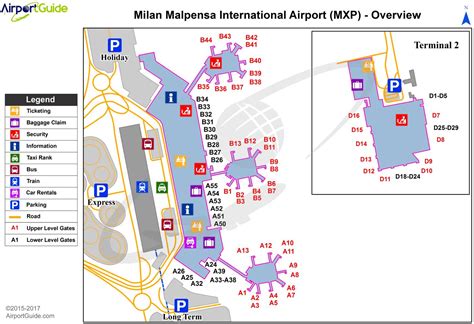 Milan malpensa airport map - Milano malpensa airport map (Lombardy - Italy)