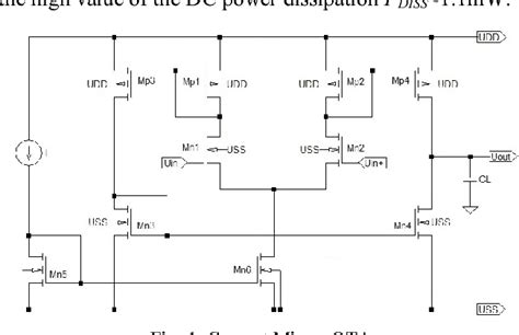 Figure 1 from Design of cascode current mirror OTA in ultra-deep submicron CMOS technology ...