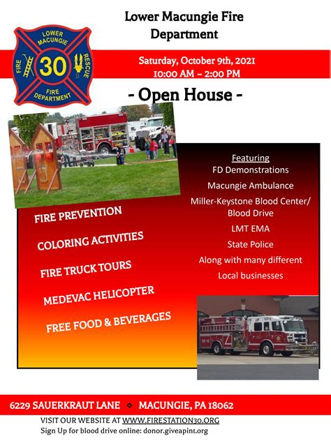 ANNUAL OPEN HOUSE & FIRE PREVENTION DAY – SATURDAY, OCTOBER 9, 2021 ...